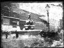 La fontana del Nettuno coperta di neve: prospetto del Palazzo Comunale: piazza del Nettuno: Bologna