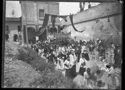 Il passaggio della processione della Beata Vergine di San Luca davanti alla chiesa di Santa Maria della Pietà e di San Rocco: Bologna