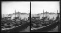 Venezia. Gondole al molo: 18 aprile 1892