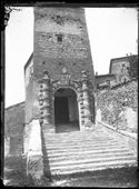 Il portale d’ingresso della Rocca di Bertinoro