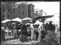 Il mercato nella piazza Campo de’ Fiori: Roma