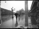 veduta della piazza San Marco con il campanile e la basilica di San Marco: Venezia aprile 1892