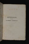 Severiani sive Seberiani Gabalorum episcopi Emesensis homiliae nunc primum editae ex antiqua versione Armena in Latinum sermonem translatae per p. Jo. Baptistam Aucher ..