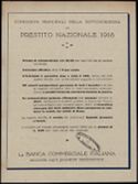 CONDIZIONI PRINCIPALI DELLA SOTTOSCRIZIONE AL PRESTITO NAZIONALE 1918