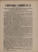 IL PRESTITO NAZIONALE E L'ASSICURAZIONE SULLA VITA Lettera di una alunna della quinta classe elementare al proprio padre che e' al fronte