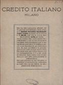 CREDITO ITALIANO MILANO