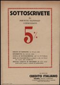 SOTTOSCRIVETE AL PRESTITO NAZIONALE CONSOLIDATO 5%