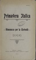 Primavera italica: almanacco per la gioventù: anno 1. (1916)