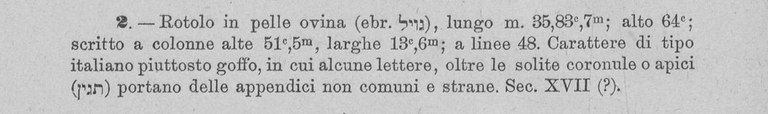 Leonello Modona, Catalogo dei manoscritti ebraici della Biblioteca Universitaria, rot. 2 Leonello Modona, Catalogo dei manoscritti ebraici della Biblioteca Universitaria, rot. 2