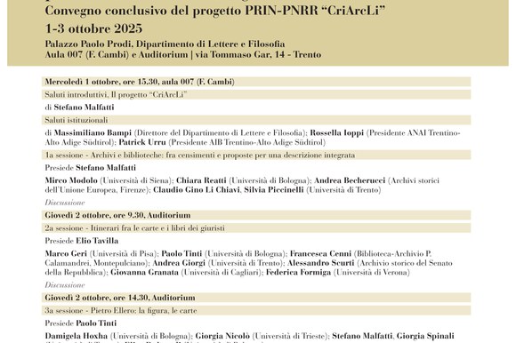 Gli archivi e le biblioteche dei penalisti italiani