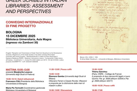 Verso un repertorio dei copisti greci nelle biblioteche d’Italia: bilancio e prospettive
