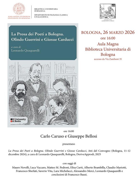 2026 La prosa dei poeti