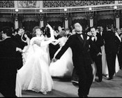 Alberto Sordi durante le riprese del film «Il giudizio universale» al Teatro di San Carlo. Napoli, 15.6.1961