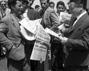 Diffusione dell’edizione straordinaria in occasione del lancio del satellite sovietico Sputnik 4. Roma, 15.5.1960