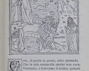 Malacoda e le Malebranche. Incisione edizione veneta del 1491 di Bernardino Benali e Matthio da Parma