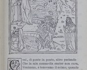 Malacoda e le Malebranche. Incisione edizione veneta del 1491 di Bernardino Benali e Matthio da Parma