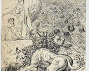 Cerbero di Luigi Ademollo, o Adamolli (1764-1849)