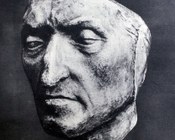 Maschera di Dante donata da Alessandro D’Ancona al Comune di Firenze. Palazzo Vecchio.