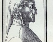 Ritratto di Dante. Xilografia dall’edizione di Burgofranco-Giunta. Venezia, 1529