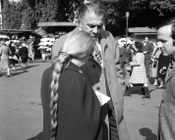 Federico Fellini durante un’intervista con la giornalista Jolena Baldini, in arte Berenice. Roma, 1.11.1970 