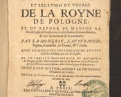 Jean Le Laboureur, Histoire et relation du voyage de la royne de Pologne… Par la Hongrie, l’Austriche, Styrie, Carinthe, le Frioul, et l’Italie, Paris, Toussaint Quinet, 1648, vol. 3. Frontespizio
