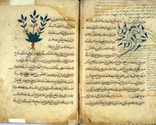 BUB, Ms. 2954. DIOSCORIDES PEDANIUS. Maqālāt Diyusqūrīdis al-hakīm (trad. Scritti del saggio Dioscoride) Cartaceo, 1245 la data compare nel manoscritto