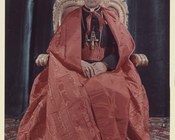 Cardinale Giovanni Battista Montini, eletto papa al sesto ballottaggio del conclave il 21 giugno 1963 con il nome di Paolo VI.