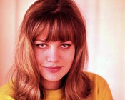 Catherine Spaak nella sua abitazione. 1963