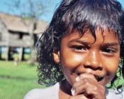 Ph. Luciano Nadalini | Bambina in un villaggio rurale del Nicaragua, novembre 2002
