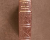 BUB, Ms.2419, S. Pauli epistolae cum glossis, ms. membranaceo XIV secolo, 303x187x58 mm.