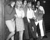 Ragazzi al Piper Club. Roma, 18.9.1966