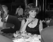 Gina Lollobrigida a una serata di premiazione. Roma, 19.7.1964