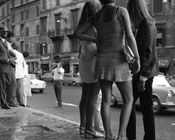Ragazzi in strada. Roma, 1.8.1968