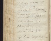 Catalogho delle piante e minerali eh’ io desideraria havere da M. Giulio Moderati di Rimino