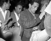 Pier Paolo Pasolini all’assemblea dell’Associazione Nazionale Autori Cinematografici. Roma, 17.6.1960