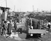 Miseria a borghetto Prenestino. Roma, 20.8.1968